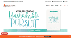 Desktop Screenshot of newhopepublishers.com